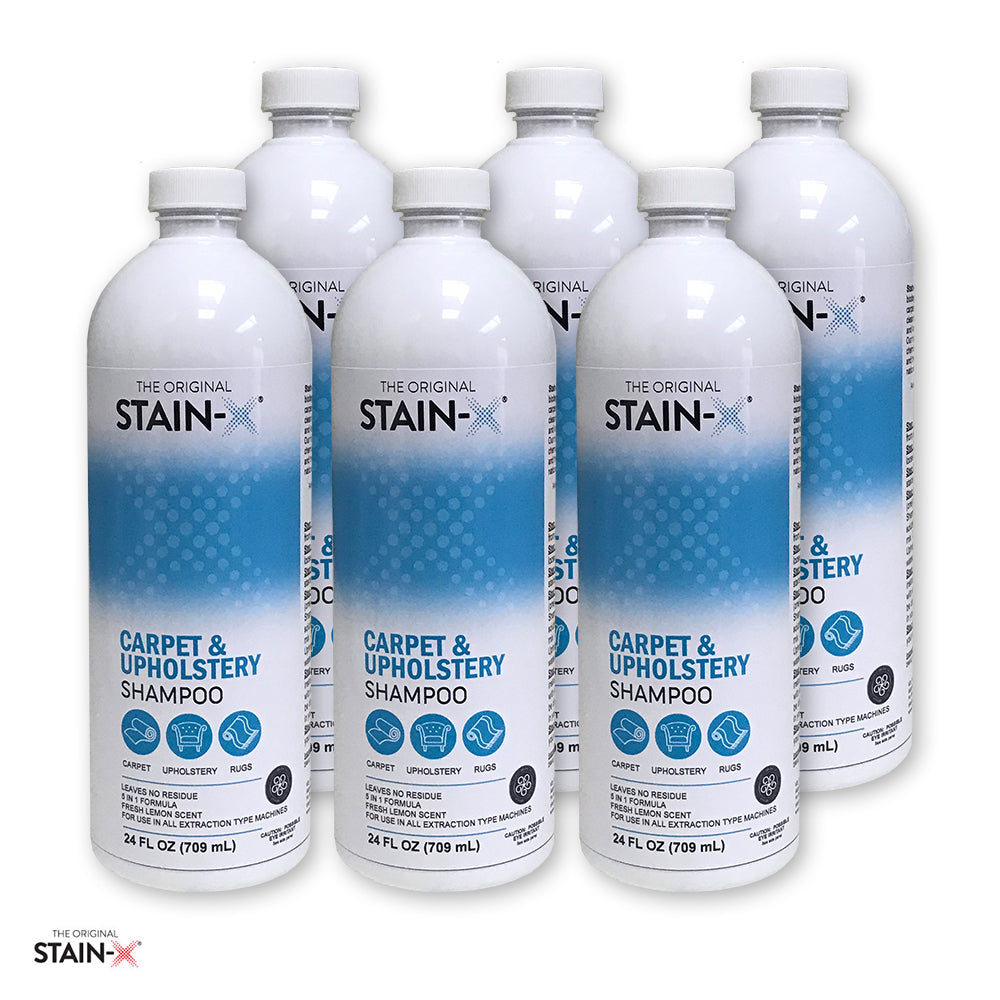 Stain-X Carpet & Upholstery Shampoo 24 oz - 6 pk