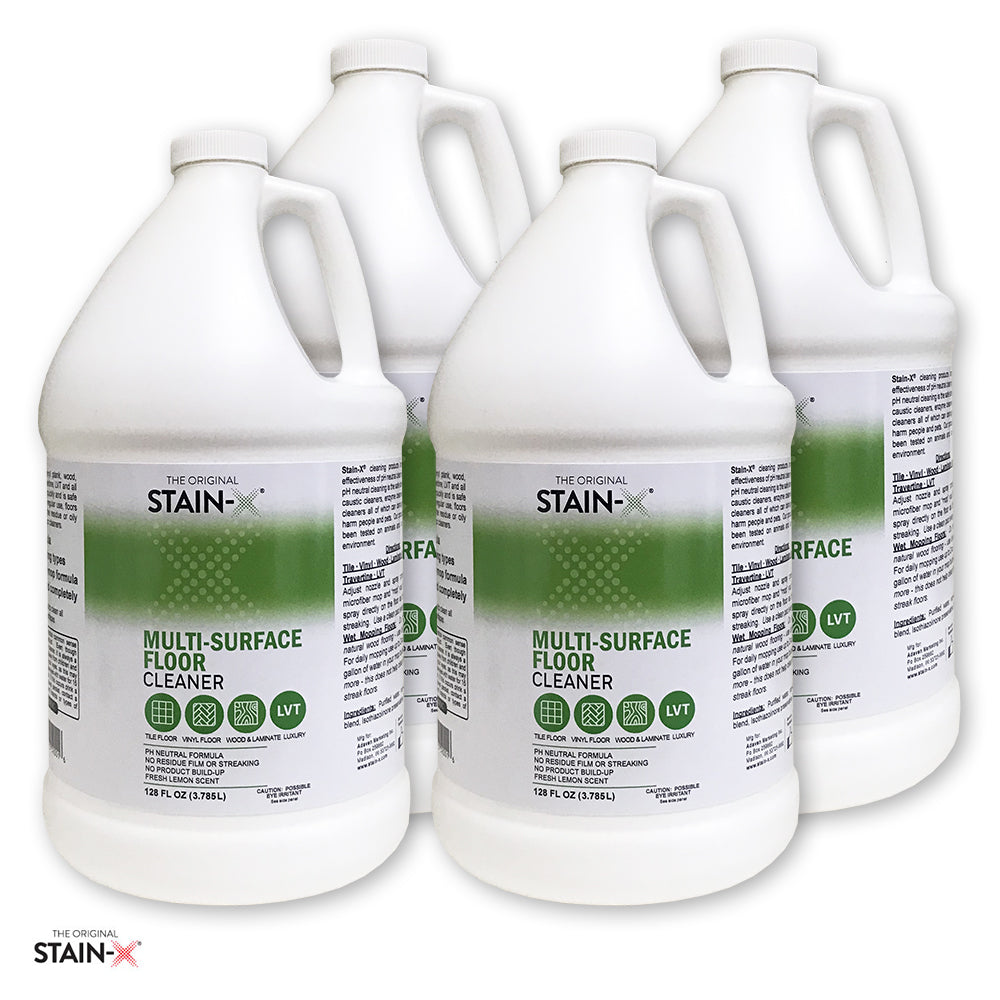 Stain-X Multi-Surface Floor Cleaner Gallon - 4 pk