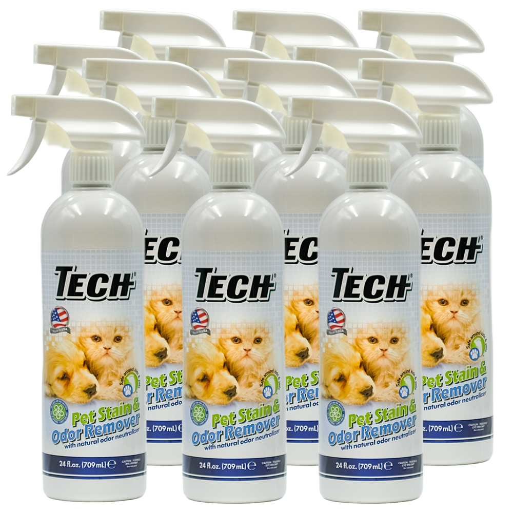 TECH Pet Stain & Odor Remover 24 oz 12pk