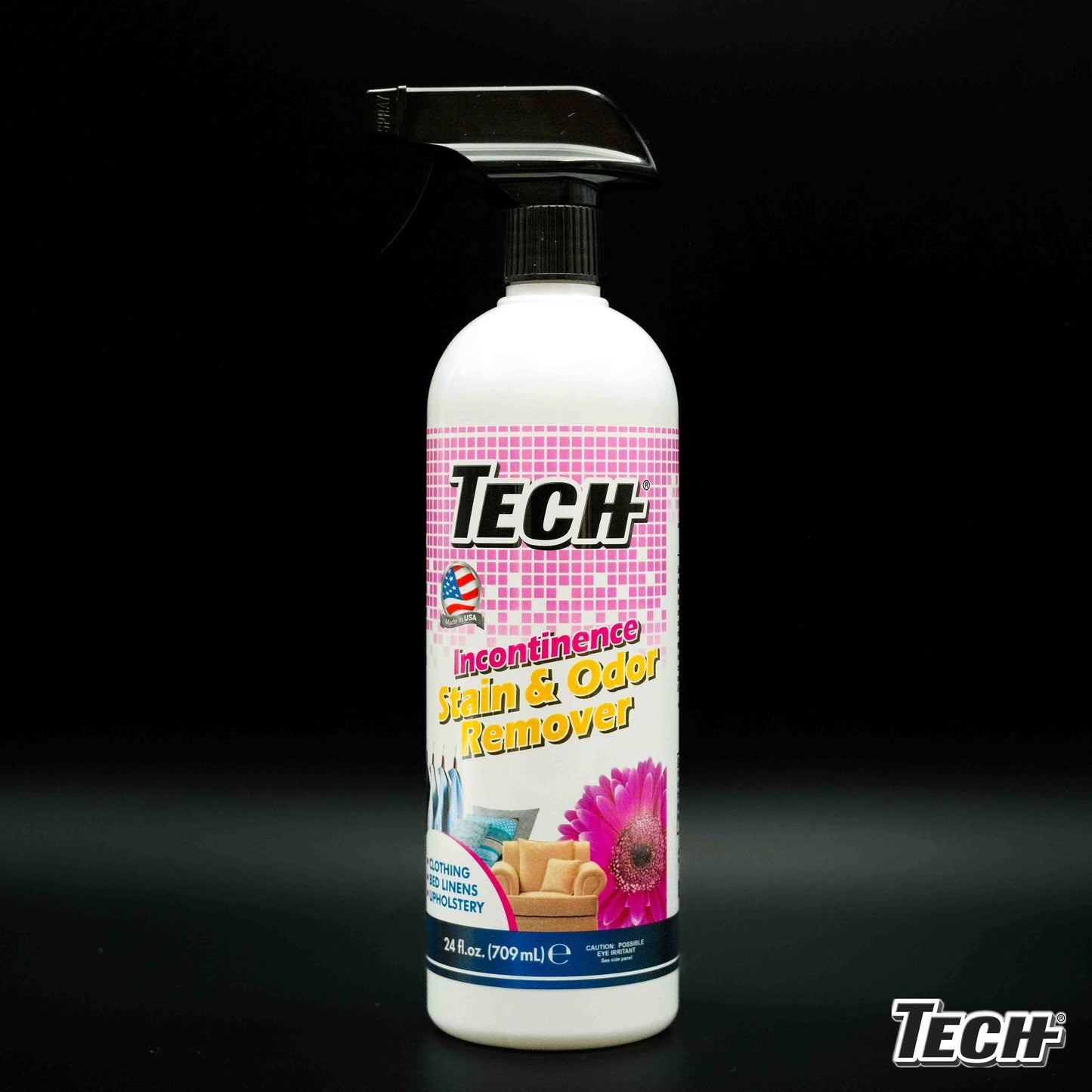 TECH Incontinence Stain & Odor Remover 24 oz