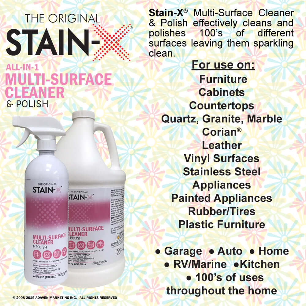 Stain-X Multi-Surface Cleaner & Polish 24 oz 2 pk