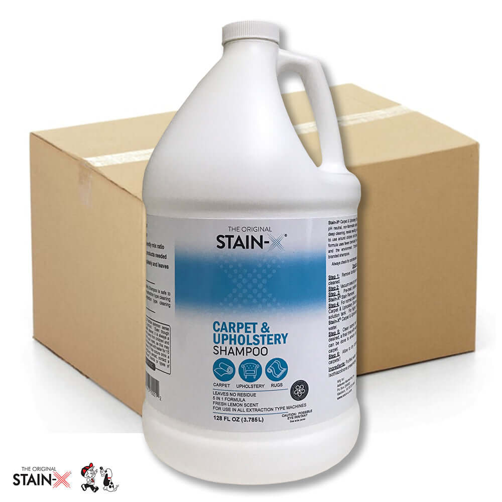 Stain-X Carpet & Upholstery Shampoo Gallon 4 pk