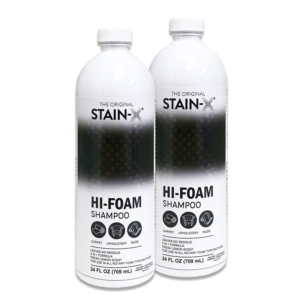 Stain-X Hi-Foam Carpet Shampoo 24 oz 2 pk - Premium Quality Carpet Sha –  TECH Enterprises Inc.