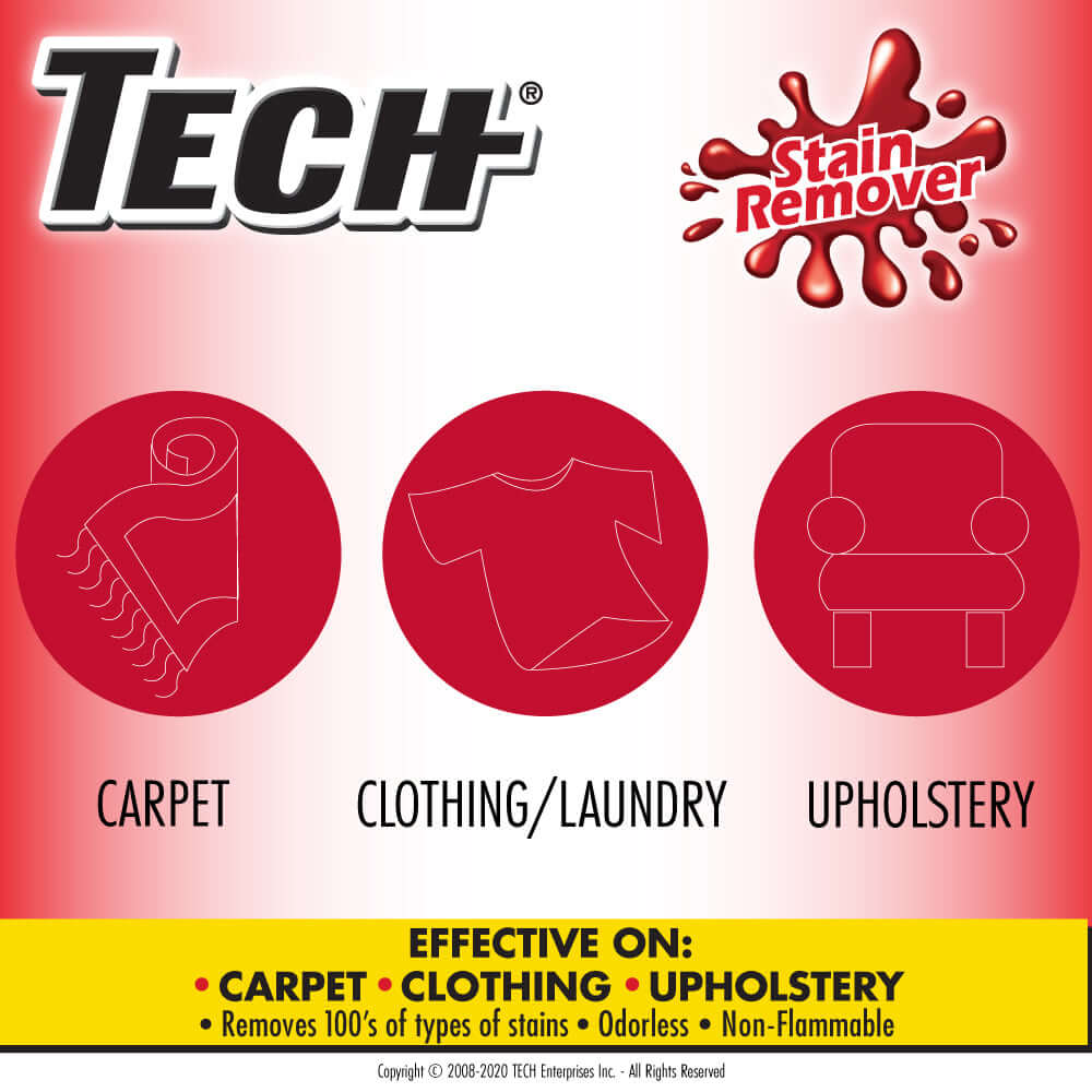 TECH Stain Remover Effective On Graphic