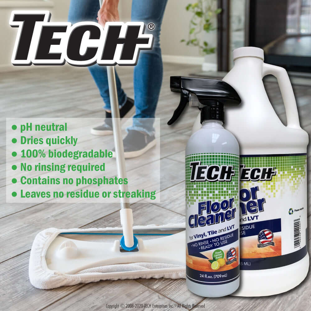 TECH Vinyl & Tile Floor Cleaner Graphic
