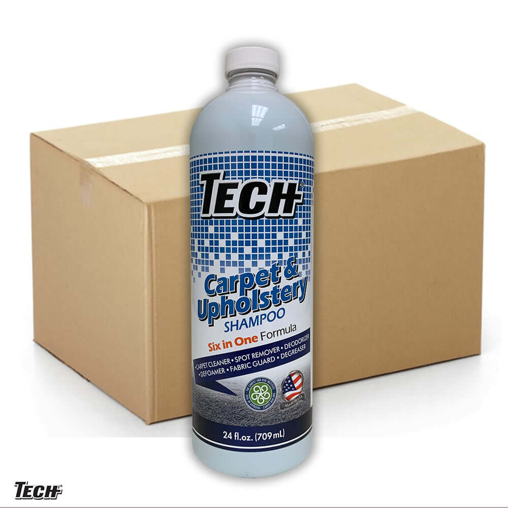 TECH Carpet & Upholstery Shampoo 24 oz 6 pk