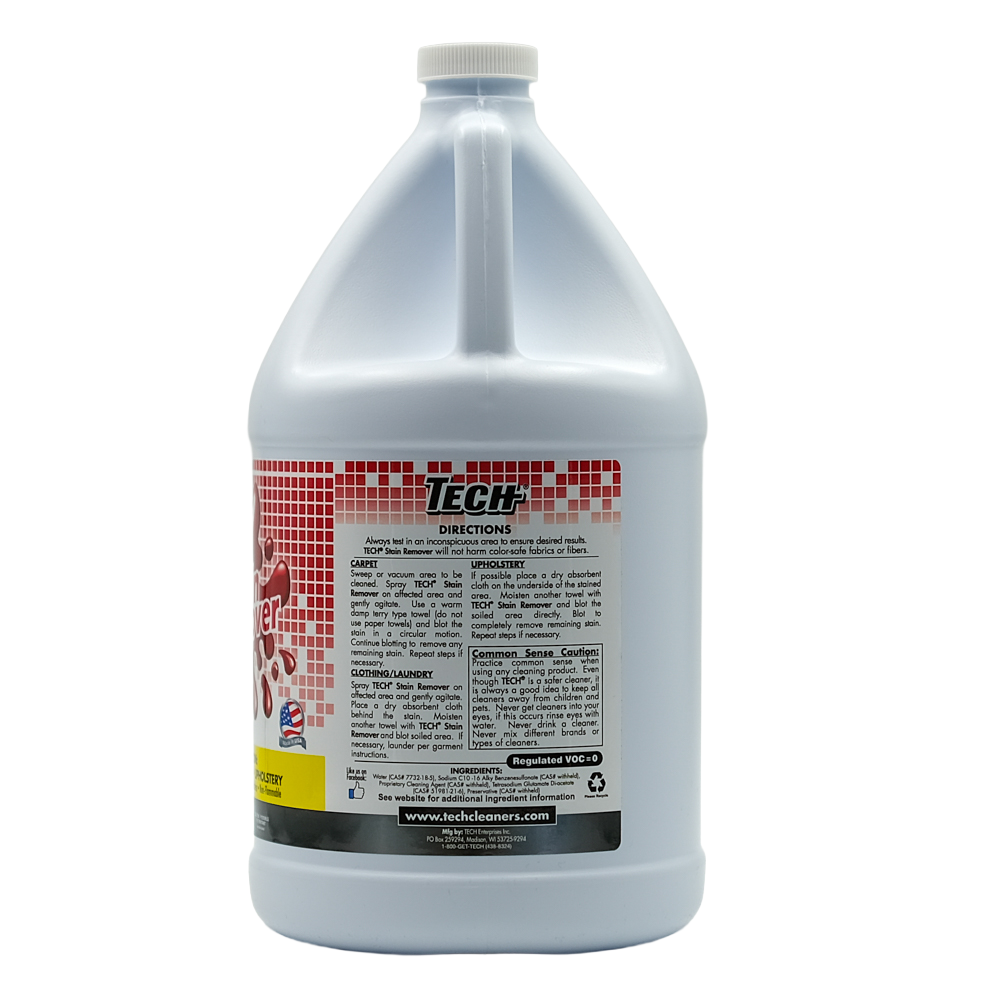 TECH Stain Remover Gallon Back