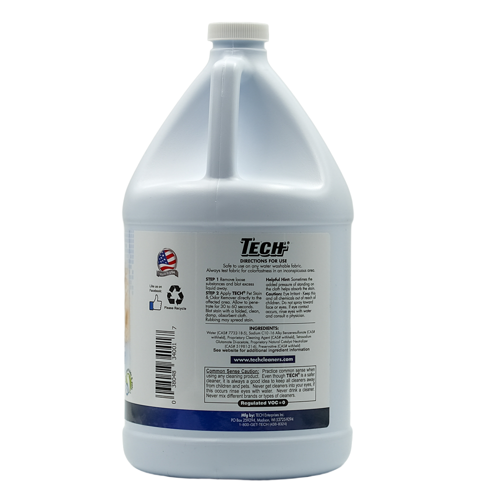 TECH Pet Stain & Odor Remover Gallon
