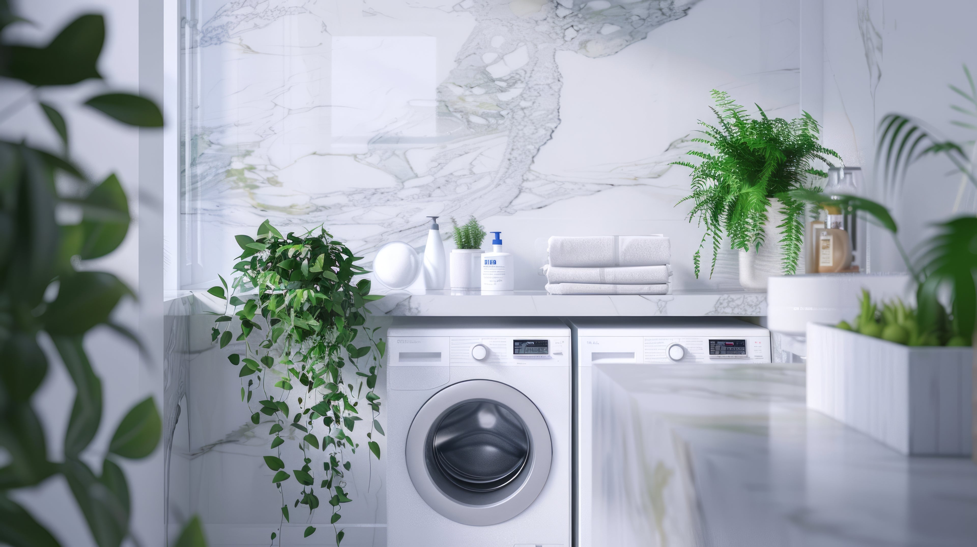 Modern Laundry Room Graphic