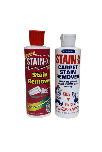 Stain-X Bottles - Old labels