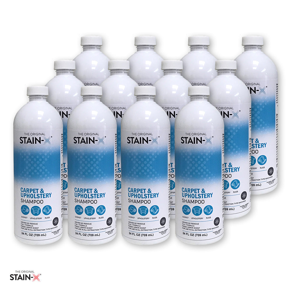 Stain-X Carpet & Upholstery Shampoo 24 oz - 12 pk