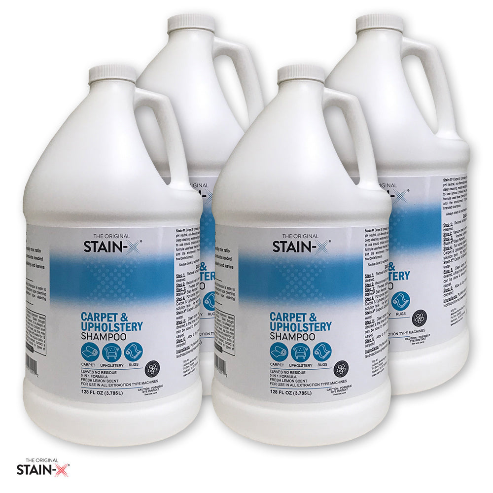 Stain-X Carpet & Upholstery Shampoo Gallon 4 pk