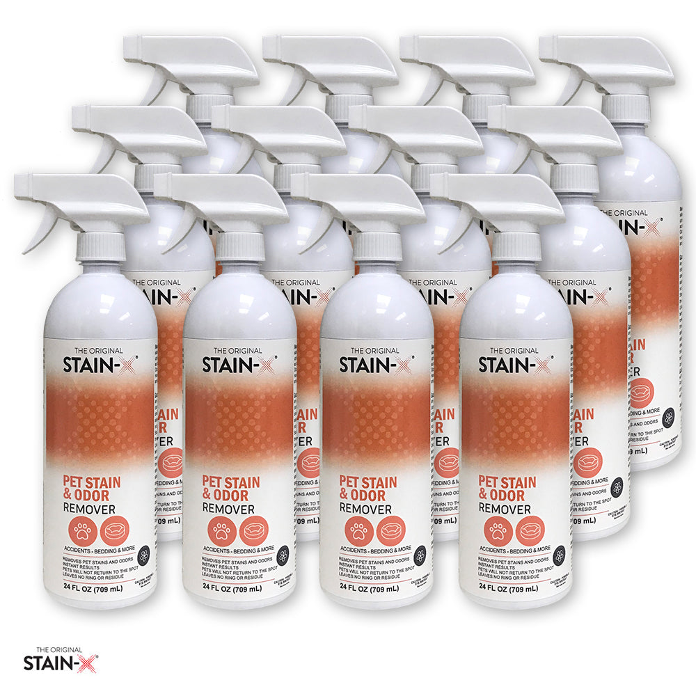 Stain-X Pet Stain & Odor Remover 24 oz - 12 pk