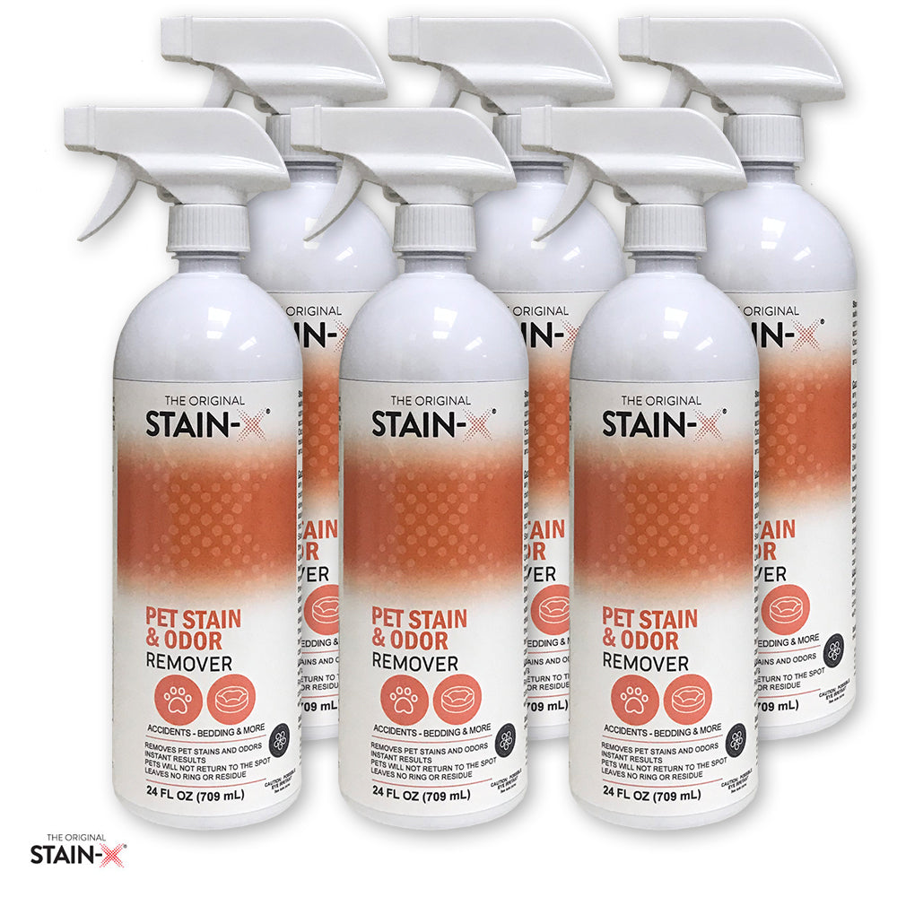 Stain-X Pet Stain & Odor Remover 24 oz - 6 pk