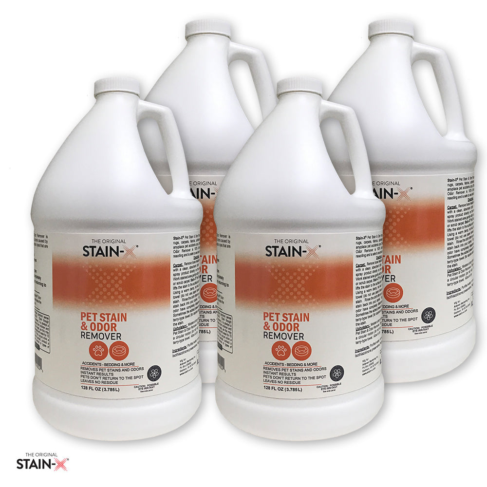 Stain-X Pet Stain & Odor Remover Gallon - 4 pk