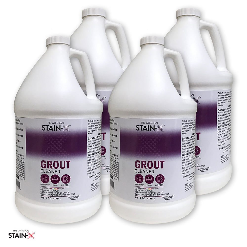 Stain-X Grout  Cleaner Gallon - 4 pk