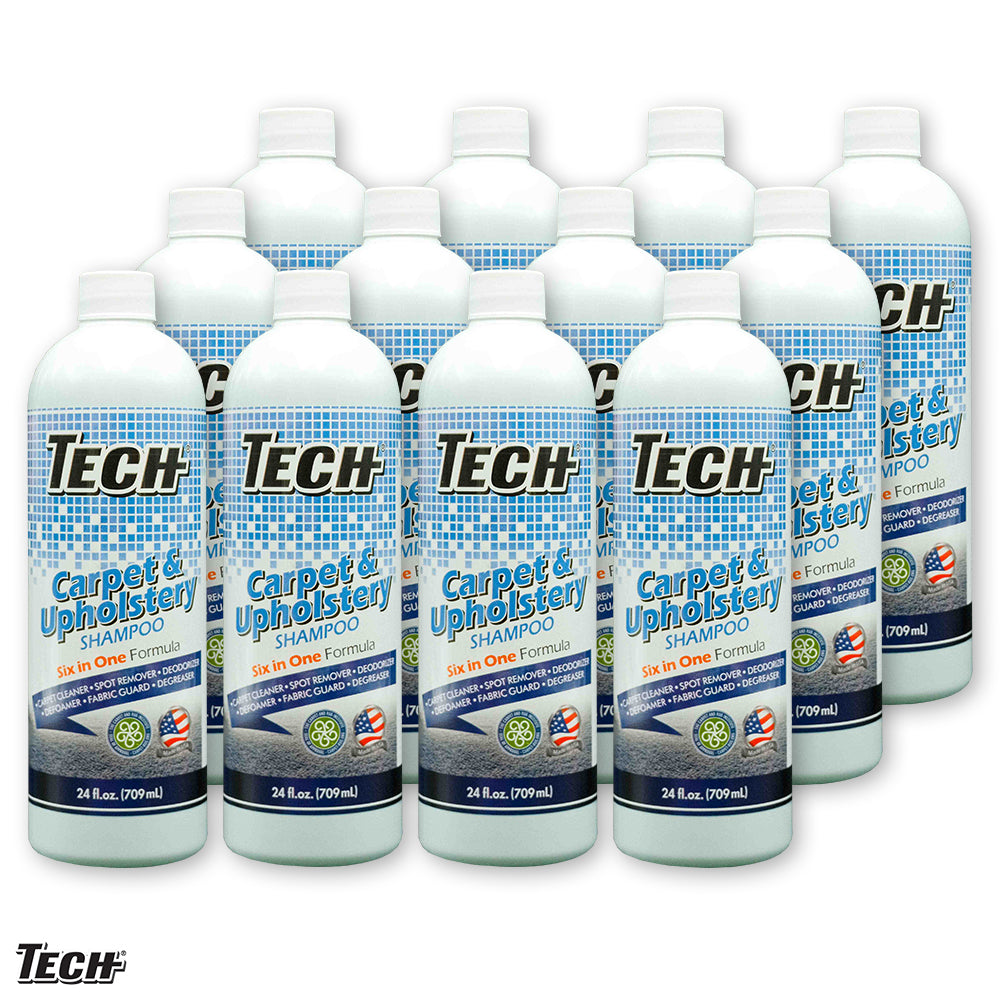 TECH Carpet & Upholstery Shampoo 24 oz - 12 pk