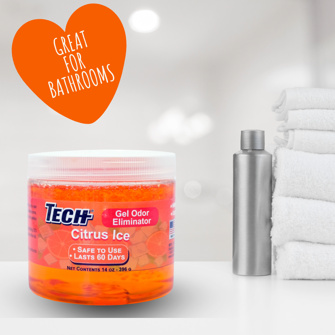 TECH Gel Odor Eliminator Citrus Ice Graphic