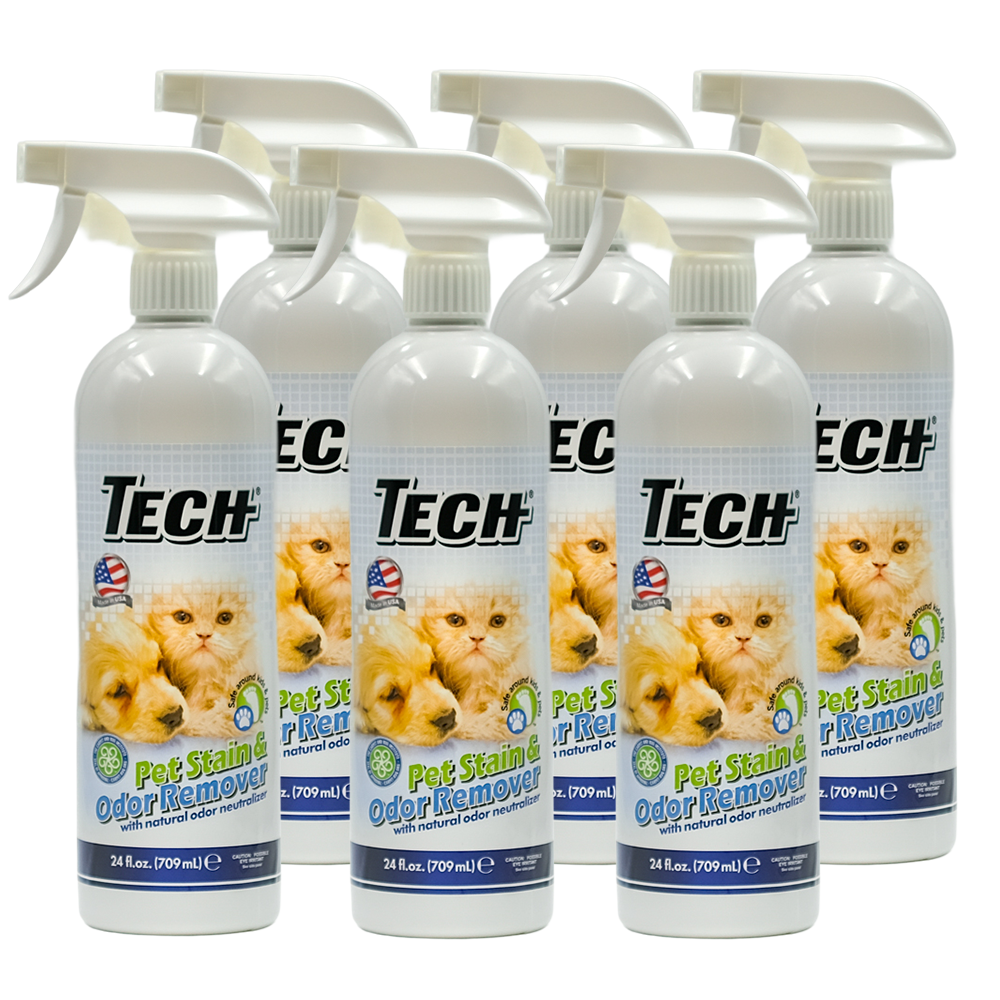 TECH Pet Stain & Odor Remover 24 oz 6 pk