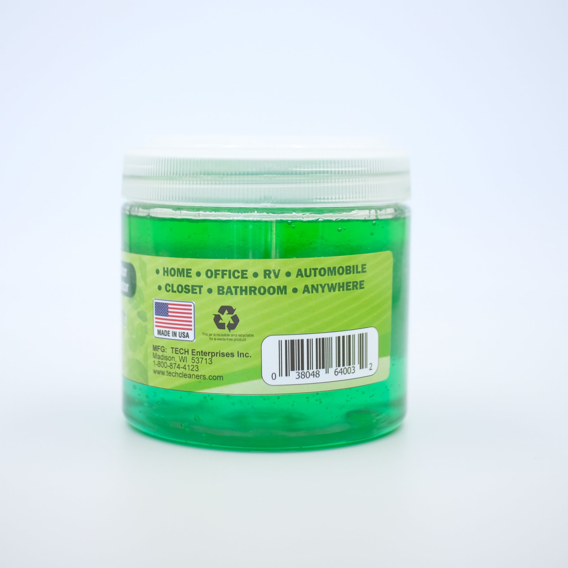 TECH Gel Odor Eliminator Eucalyptus Mint Side 
