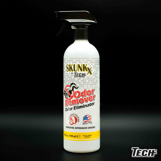 TECH SkunkX Odor Remover & Tough Odor Eliminator 24 oz - 2 pk - Tough Odor Eliminator That Even Helps Eliminate Skunk Odors