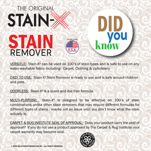 Stain-X Stain Remover Did You Know