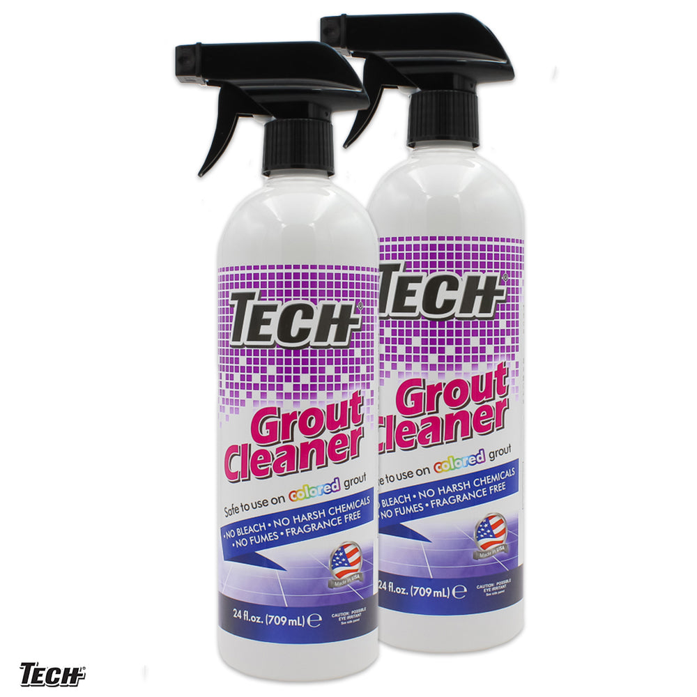 TECH Grout Cleaner 24 oz - 2 pk - Ready To Use Grout Cleaner Spray for Tiles, Floors and Walls with No Harsh Chemicals