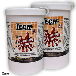 TECH Cleaning Wipes 75 Ct