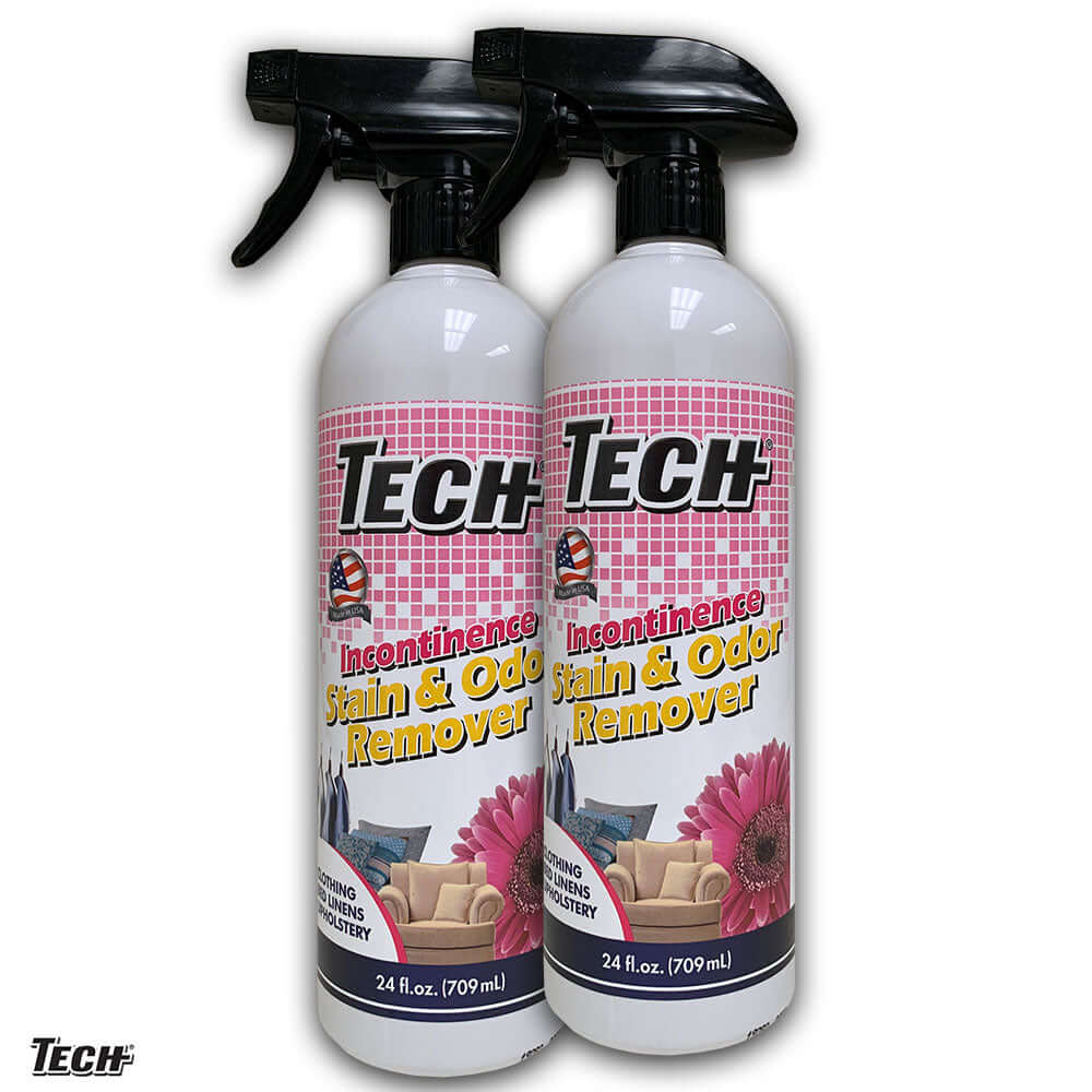 TECH® Incontinence Stain & Odor Remover Helps Eliminate Stains & Odors