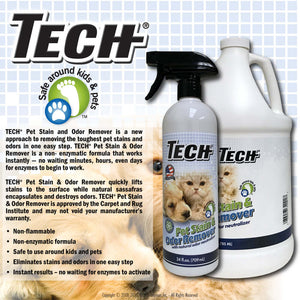 TECH Pet Stain & Odor Remover 24 oz 12 pk