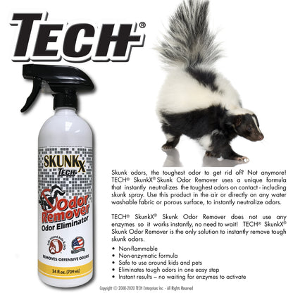 TECH SkunkX Skunk Odor Remover 24 oz 6 pk