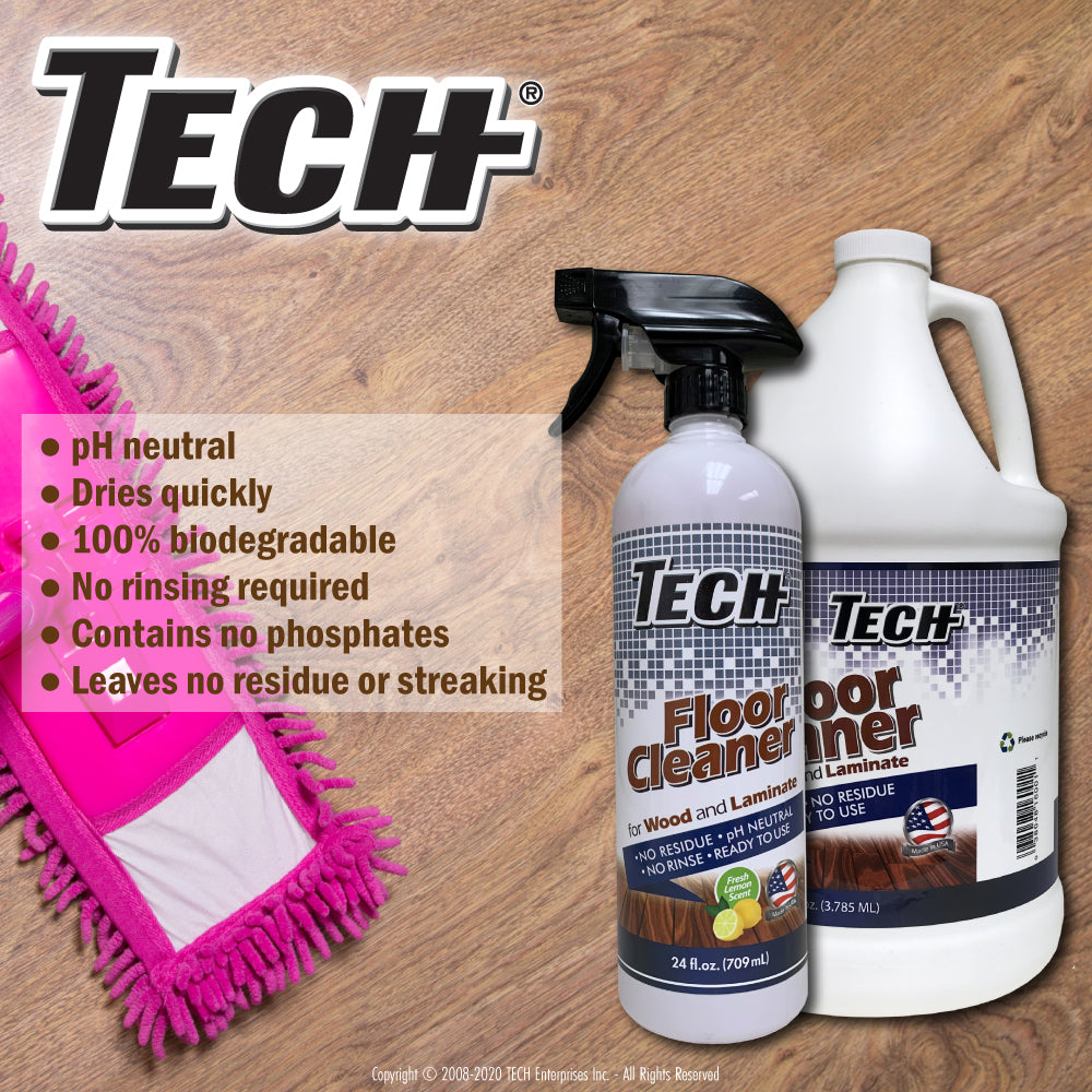 TECH Wood & Laminate Floor Cleaner Graphic