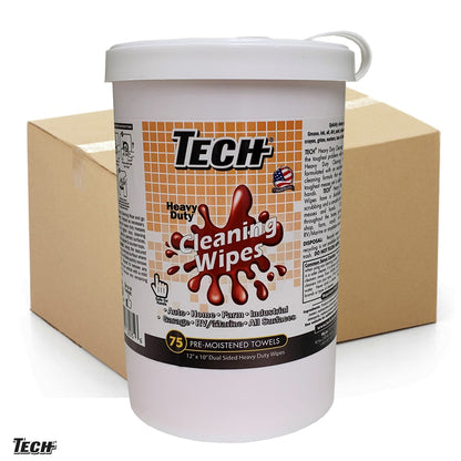 TECH Cleaning Wipes 75 Ct  - Wholesale