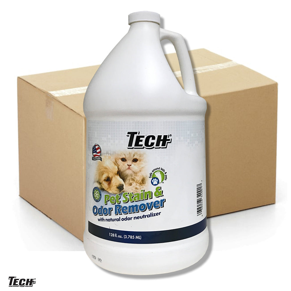 TECH Pet Stain & Odor Remover Gallon 4 pk