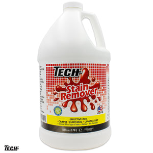 TECH Stain Remover 128 oz Bottle - Effective Stain Remover Spray for Carpet, Clothing, Laundry, Upholstery and Other Washable Fabrics