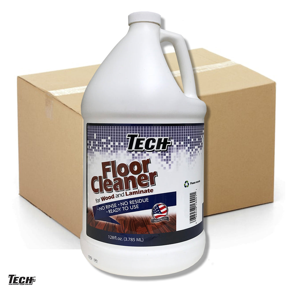 TECH Wood & Laminate Floor Cleaner Gallon 4 pk