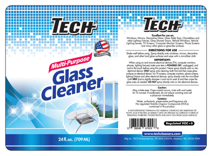 TECH Multi-Purpose Glass Cleaner 24oz-2 Pack